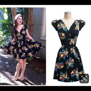 TRASHY DIVA BIG BAND BOWS DOLL MINI DRESS (2, XS)